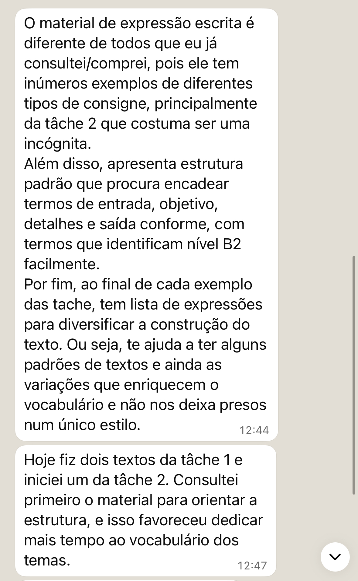Resultado de aluno
